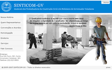 ir para o site do Sinticon-GV